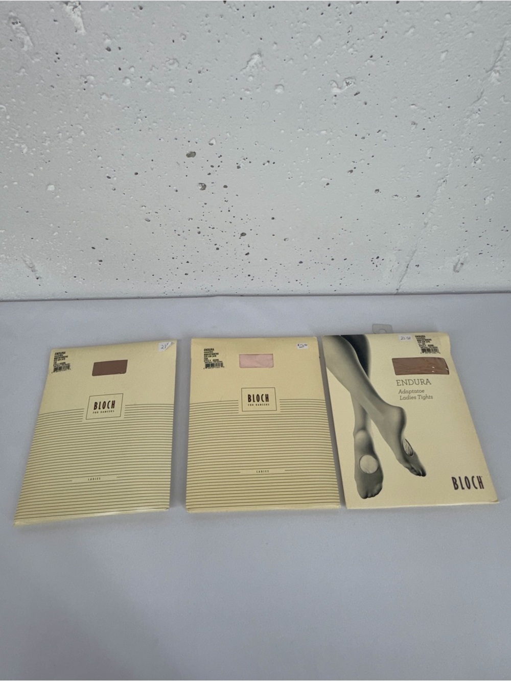 Bloch Lot of 3 Size A/B Endura Convertible Body Stocking Pink Tan New B0398L